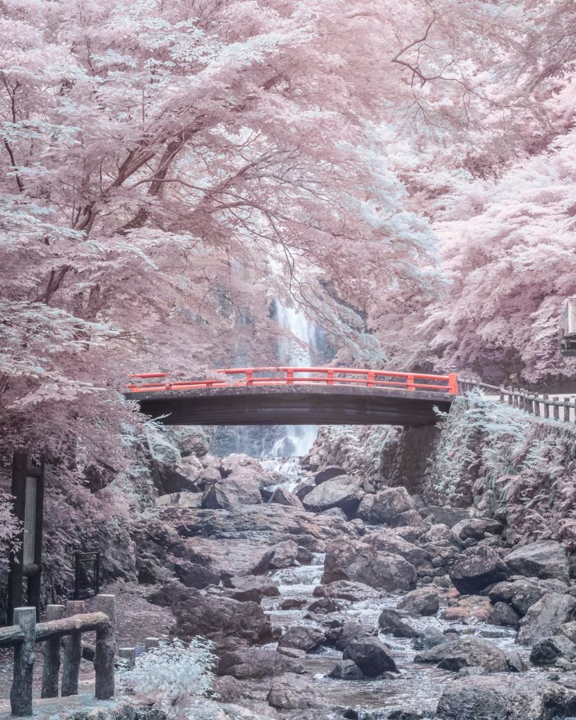 Paradise fall in Japan