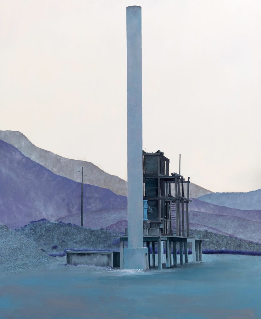 'Monolith' 170 x 140 cm, oil on canvas, 2023